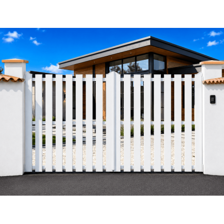 Portail PVC Battant 2.49x1.25m