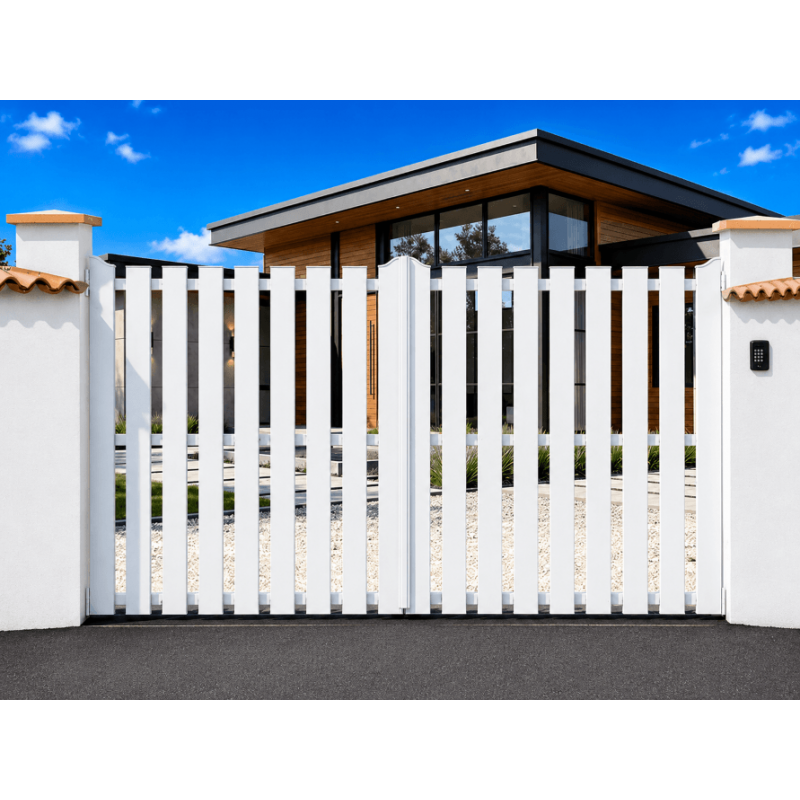 Portail PVC Battant 2.49x1.25m