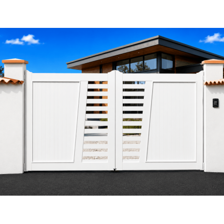 Portail PVC Battant Plage