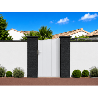 Portillon PVC Mont Forme Droit
