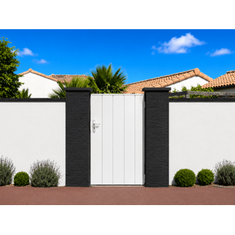 Portillon PVC Mont Forme Droit