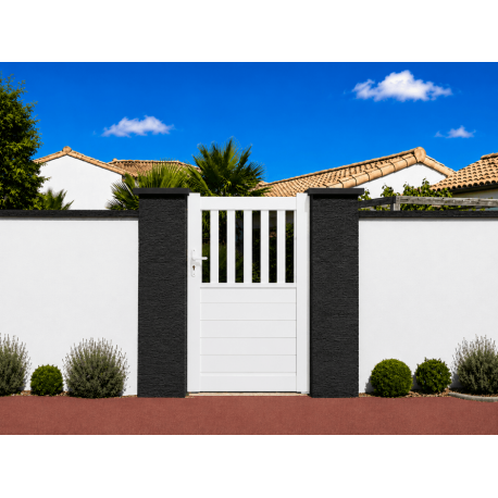 Portillon PVC Suza Forme Droit