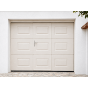 Porte de garage sectionnelle manuelle cassettes avec portillon 2.4x2