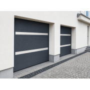 Porte sectionnelle manuelle Visio Panoramique 2.5m