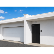 Porte sectionnelle blanc 9016