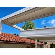 Auvent aluminium pour protection de toile