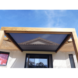 Store toiture pergola fait maison