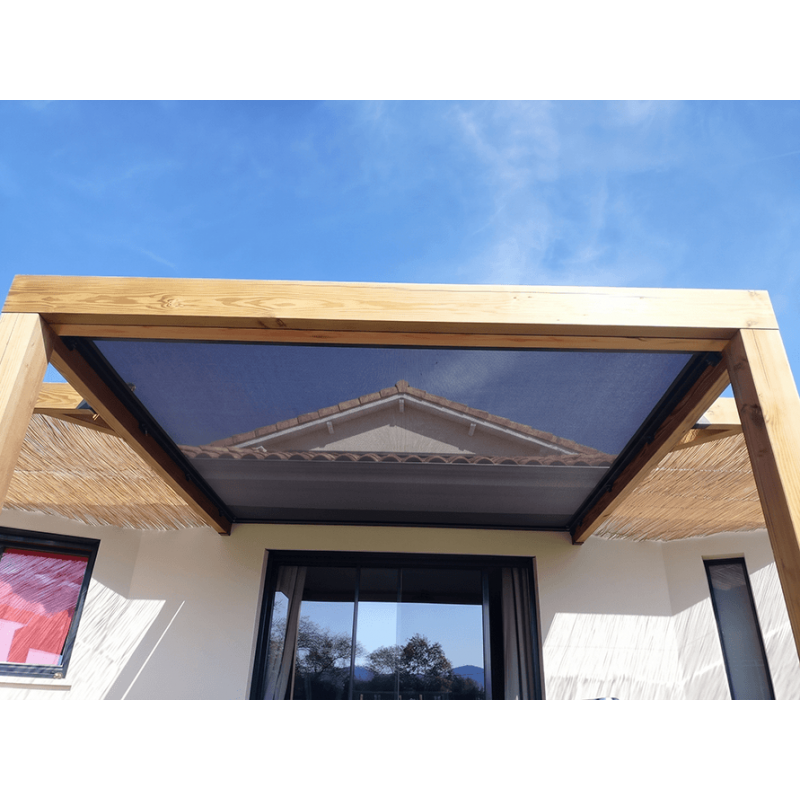 Store toiture pergola fait maison