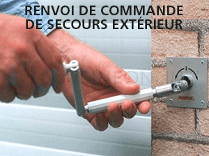 Avec Renvoi de Commande de Secours Amovible (Barillet à Clef)