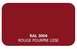 Rouge pourpre 3004 Thermolaquage Label Qualicoat, Qualimarine