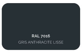 Tablier Gris Anthracite 7016 Label Qualicoat, Qualimarine