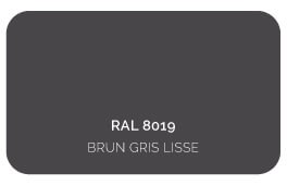 Tablier Brun Gris 8019 Label Qualicoat, Qualimarine