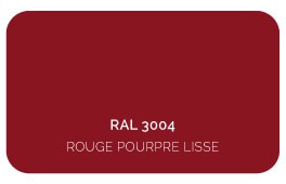 Tablier Rouge Pourpre 3004 Label Qualicoat, Qualimarine