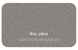 Gris 2800 Finition Structuré Sablé (Cossu, Robuste et Résistant aux Micro Rayures) 