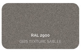 Gris 2900 Finition Structuré Sablé (Cossu, Robuste et Résistant aux Micro Rayures) 