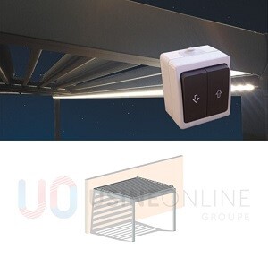 Led Filaire Coffre Avant 1 Module (Interrupteur Idem que Motorisation Fourni)