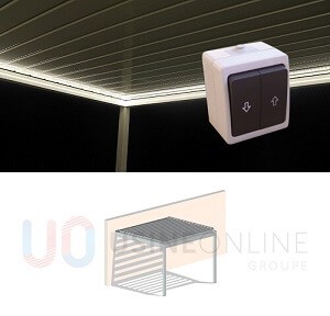 Led Filaire 3 Côtés 1 Module (Interrupteur Idem que Motorisation Fourni)