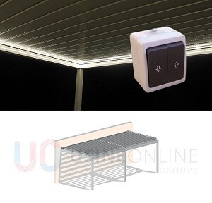 Led Filaire 3 Côtés 2 Modules (Interrupteur Idem que Motorisation Fourni)