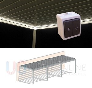 Led Filaire 3 Côtés 3 Modules (Interrupteur Idem que Motorisation Fourni)