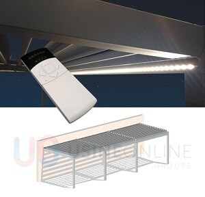 Led Radio Coffre Avant 3 Modules (Télécommande Groupée Fournie) 