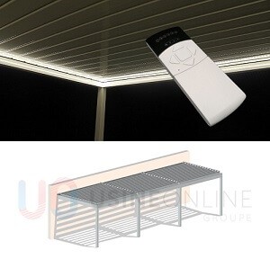 Led Radio 3 Côtés 3 Modules (Télécommande Groupée Fournie) 