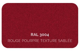Rouge Pourpre 3004 Finition Structuré Sablé (Cossu, Robuste et Résistant aux Micro Rayures)