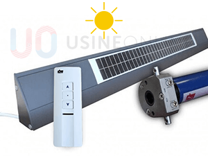 Alimentation Solaire + télécommande + commande de secours 
