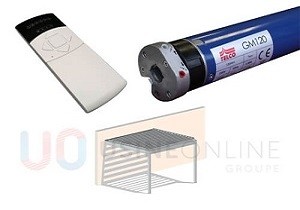 Motorisation Telco Radio 1 Module (Largeur Max 5m) - Télécommande Multicanaux (Moteur/Led/Stores Coffre 115)