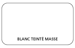 Coffre PVC Blanc Teinté Masse