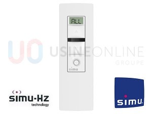 Motorisation SIMU HZ Radio (Télécommande Groupée 5 canaux fournie) 