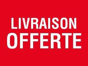 Livraison OFFERTE France Métropolitaine (Hors Corse) Sur RDV - Délai Estimé 5 à 8 jours Ouvrés