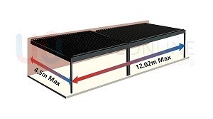 Fourniture Joint d'étanchéité + Platines Adaptées pour la jonction des Modules si Option Pergola Bioclimatique H3 avec 2 Modules