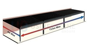 Fourniture Joint d'étanchéité + Platines Adaptées pour la jonction des Modules si Option Pergola Bioclimatique H2 avec 3 Modules