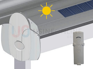 Alimentation Solaire + télécommande 