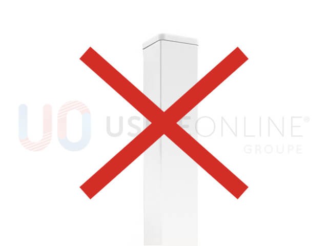 Sans Poteau Guide PVC Supplémentaire