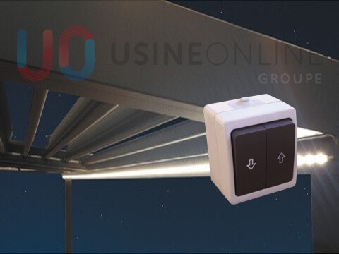 Kit Ruban LED Filaire (Interrupteur Étanche Fourni) Coffre Avant (Opposé au Mur) 2 modules