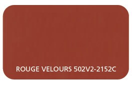 Coloris Toile Rouge Velours 502V2-2152C