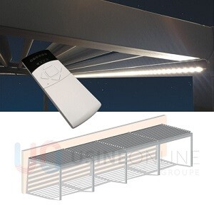 Led Radio Coffre Avant 5 Modules (Télécommande Groupée Fournie) 