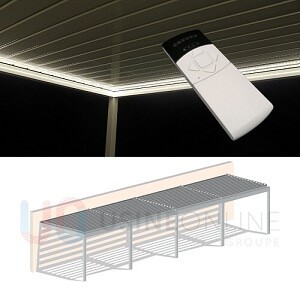 Led Radio 3 Côtés 5 Modules (Télécommande Groupée Fournie) 