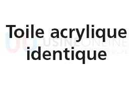 Lambrequin avec Toile Acrylique Identique à celle du Store