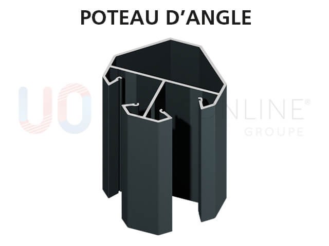 Avec 1 Poteau d'Angle CL05