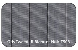 Rayée Gris Tweed T503