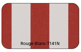 Rayée Rouge Blanc T141N