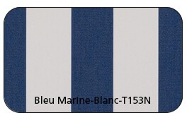 Rayée Bleu Marine Blanc T153N