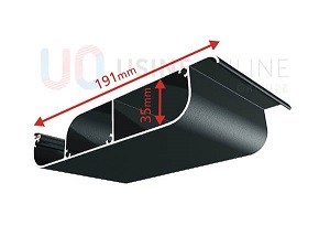 Lames Double Paroi 191 x 35 mm Alu Extrudé Design Plat + Cloison Centrale Renforcée + Joint 100% Etanche + Ouverture 0° à 90°