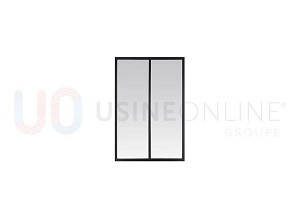 Verrière 2 Vitrages (H) 1230 x (L) 710 mm 