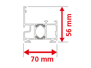 Appui Standard 56 mm (Dormant Périphérique)
