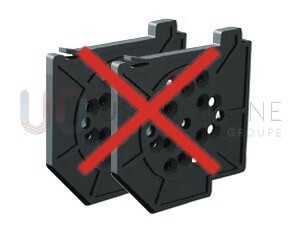 Sans Lot Supports Moteur CU Droit + Gauche