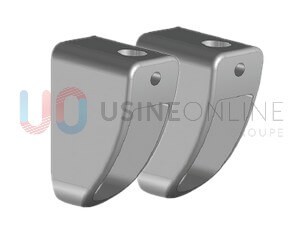 Avec Lot de 2 Supports de Guide Bas EG14A Ancienne Version