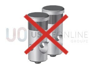 Sans Lot de 2 Supports de Guide Haut Pose en Applique
